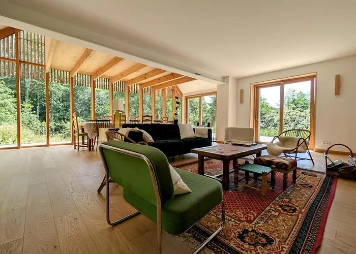 Maison D'architecte, Calme Et Nature Reunis فيلة Les Genettes